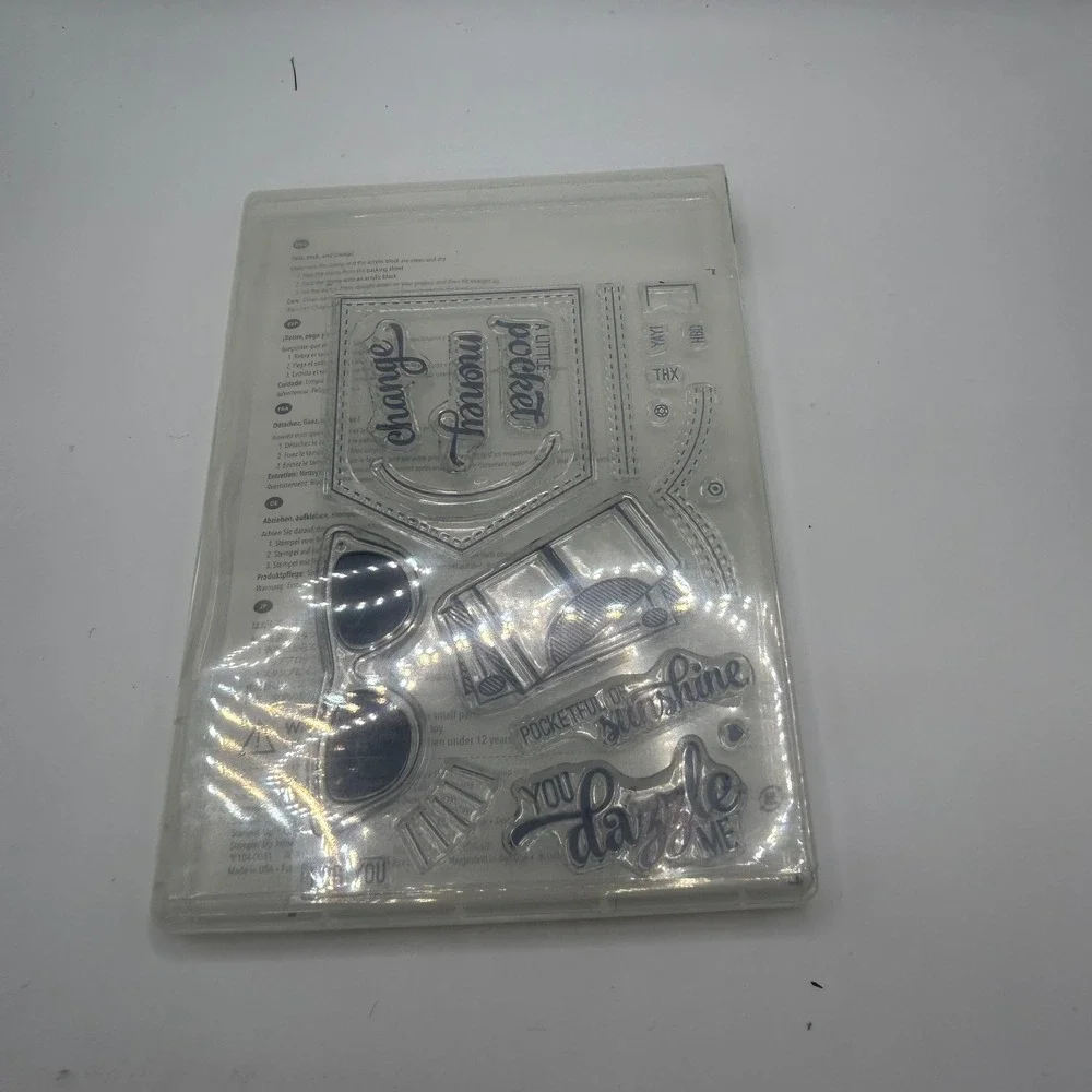 Stampin Up Pocketful of Sunshine Stamp Set 143719 & Pocket Framelits Dies 143750